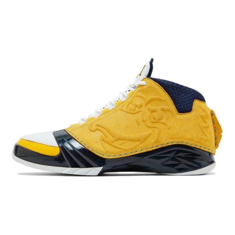 Jordan Баскетбольные кроссовки Air Jordan 23, износостойкие, высокие, унисекс, желтые FV1334-700