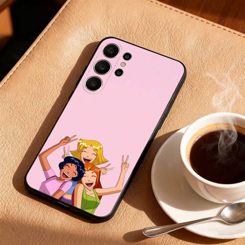 1PC T-Totally S-Spies Phone Case For Samsung S26,S25,24,23,22,30,21,10,9,Ultra,Plus,Lite,FE Soft Black Case
