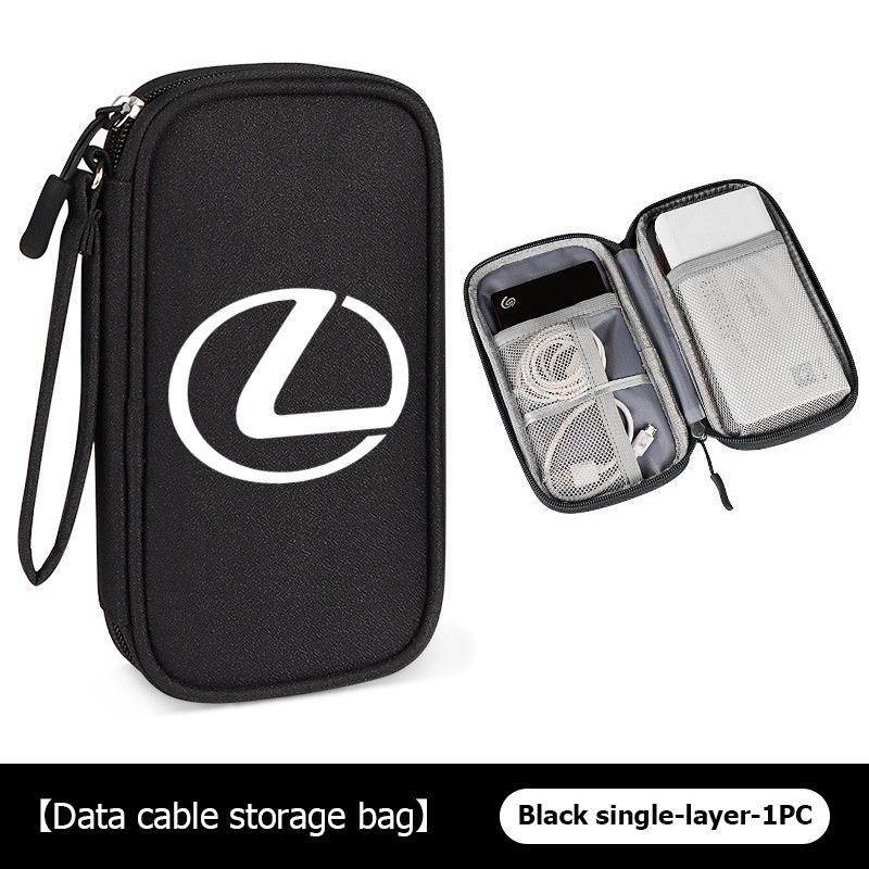 For Lexus Travel Portable Digital Accessories Storage Bag Organizer CT ES GS NX IS250 RX350 IS200 LX570 UX250h CT200h