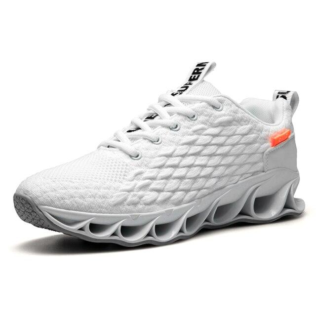 Мужская повседневная обувь с рыбьей чешуей, мужские кроссовки, модная подошва с лезвием, Новое поступление, кроссовки для мужчин, спортивная обувь, дышащая