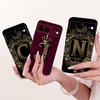 Чехол для Google Pixel 7 GQML3 GVU6C Роскошная Корона Буква Мягкий Силикон Черная Задняя Крышка Для Google Pixel 7 Pro Pixel7 7Pro Бампер