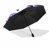 1pc Music-Themed Cute Rabbit Automatic Opening/Closing Umbrella with 3-Fold Design, 8-Bone Iron Frame, Suitable for Fans, Travel, Daily Use, and Gifts