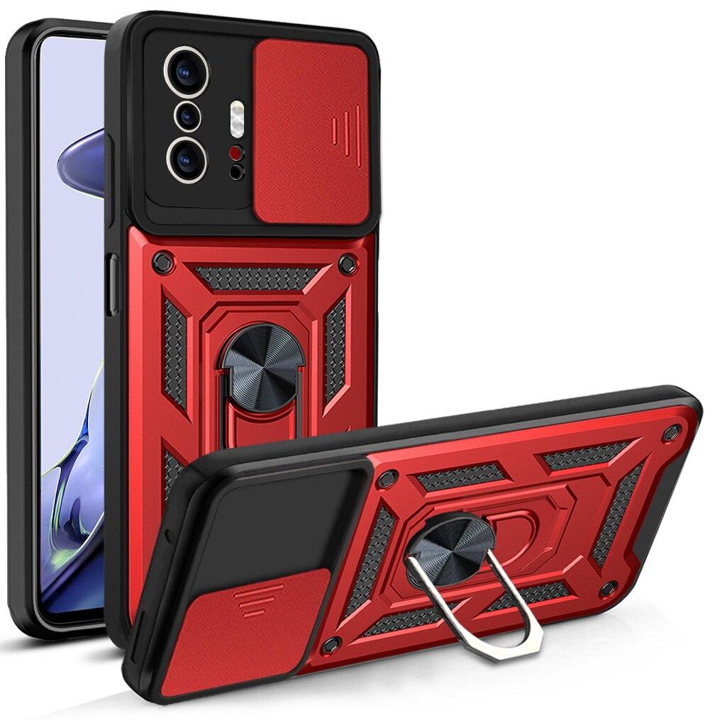Case Shockproof Armor For Phone Oppo A32 A33 A16 A93 A54 A74 A72 A73 A53 A94 4g 5g Magnetic Anti Fall Push Window Bracket Cover