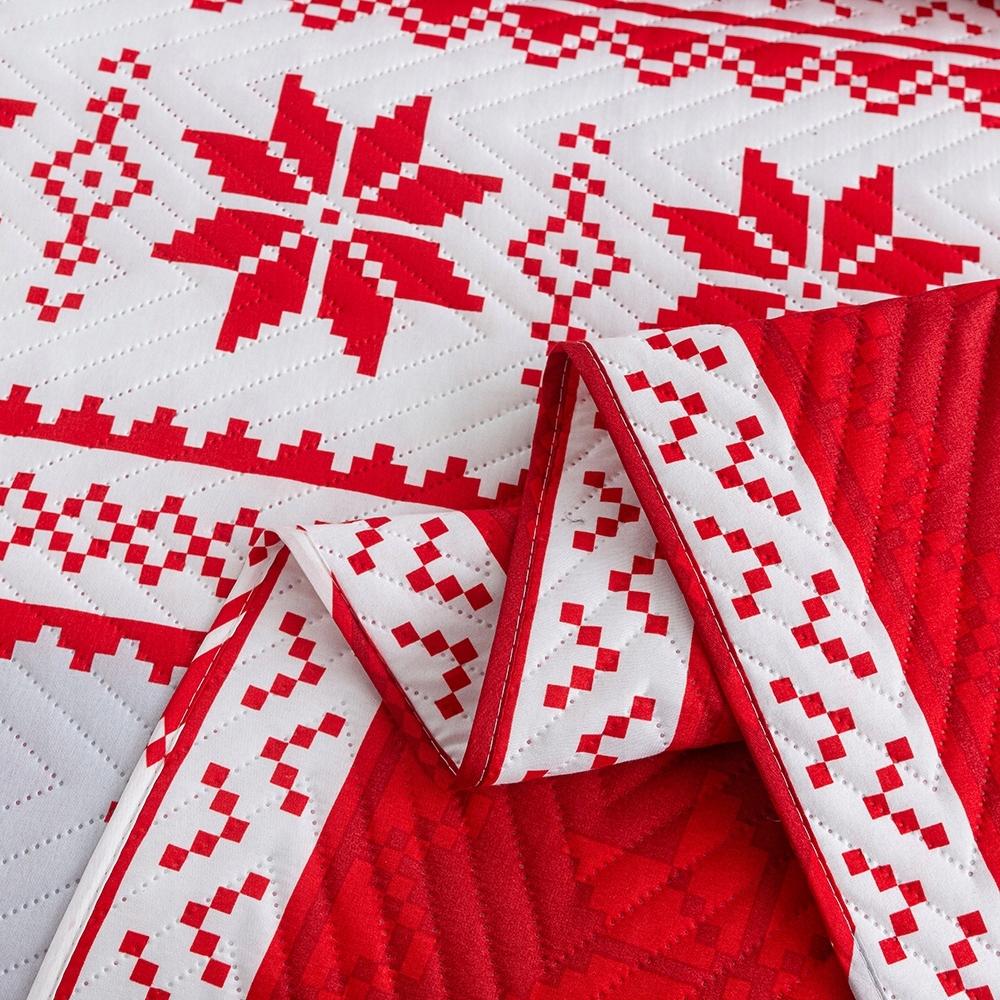 Christmas blanket for bed 220x200 cm quilted Christmas patterns