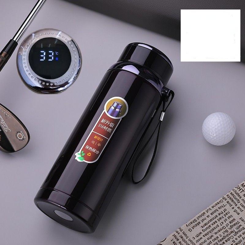 Интеллектуальные термосы большой емкости из нержавеющей стали 304 объемом 800 мл, портативная термос-чашка из нержавеющей стали, бутылка для воды, дорожная кружка для чая, офисный термос-чашка