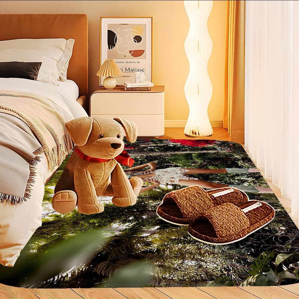 Singer Nina C-Chuba Floor Mat Cheaper Anti-slip Modern Living Room Balcony Printed Bedside Mats