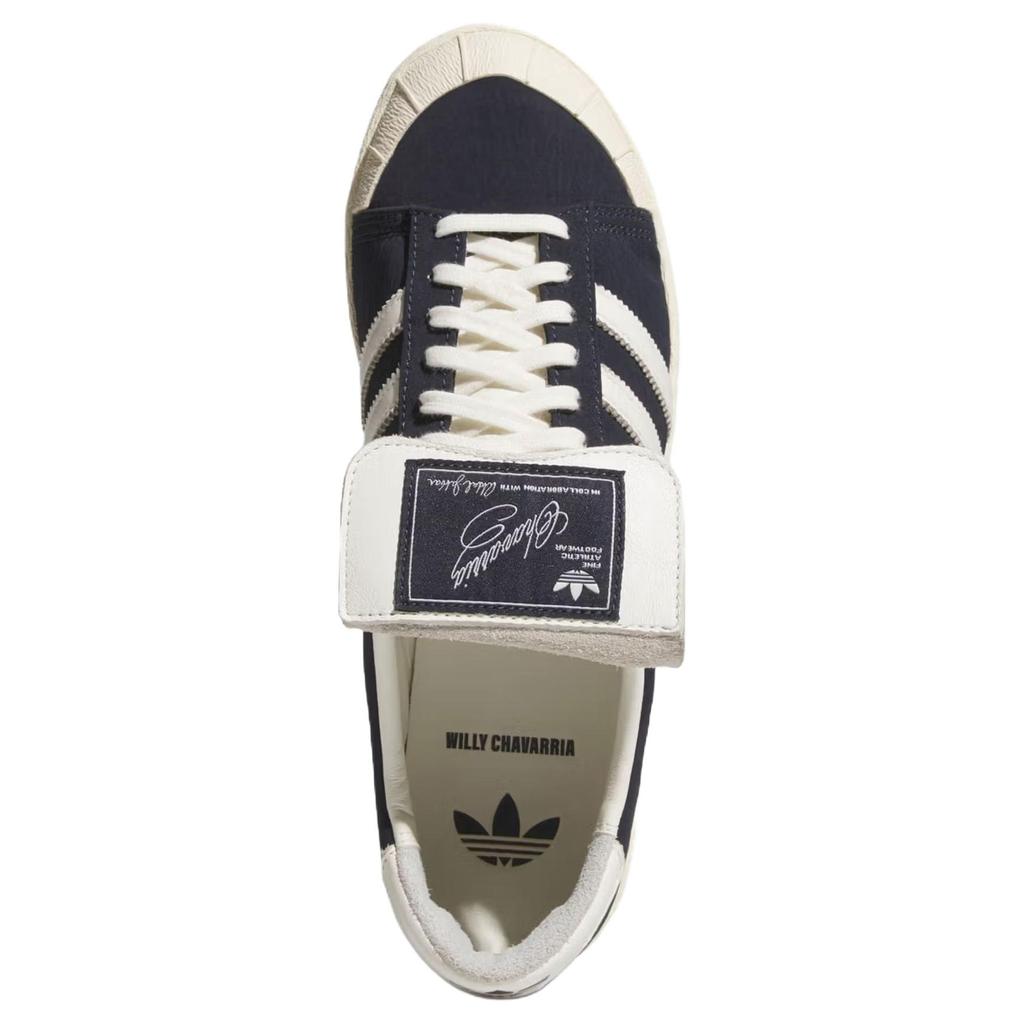 Willy Chavarria x adidas Jabbar Low Чернила Белый офф Унисекс Кроссовки Синий Легенда-Чернила Кремово-Белый KJ4550