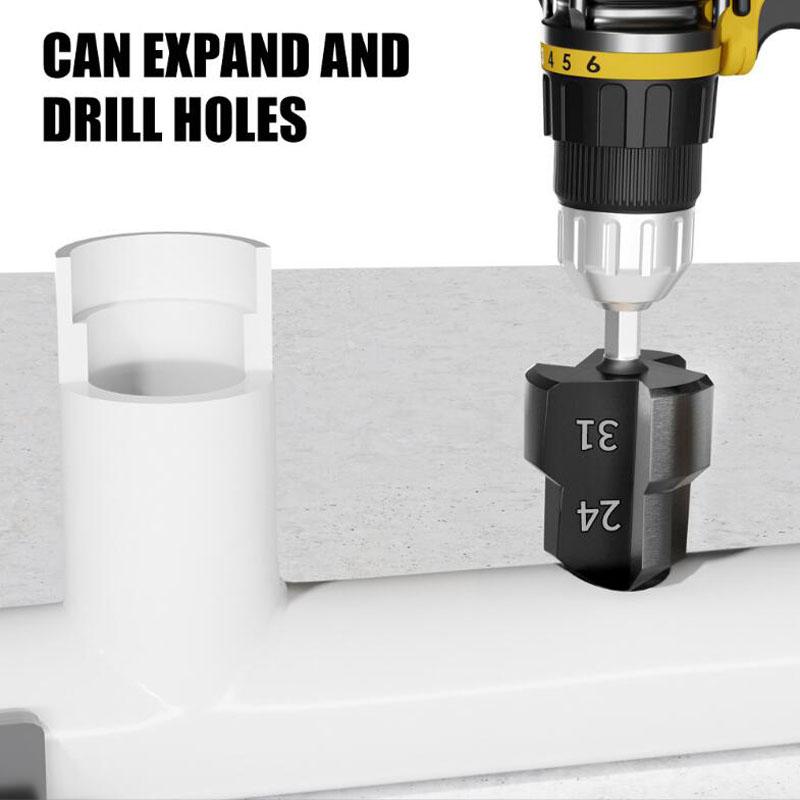 1-3 шт. PPR подъемное вольфрамовое стальное ступенчатое сверло с шестигранным хвостовиком инструмент для соединения водопроводных труб 20/25/32 мм полностью открытый процесс