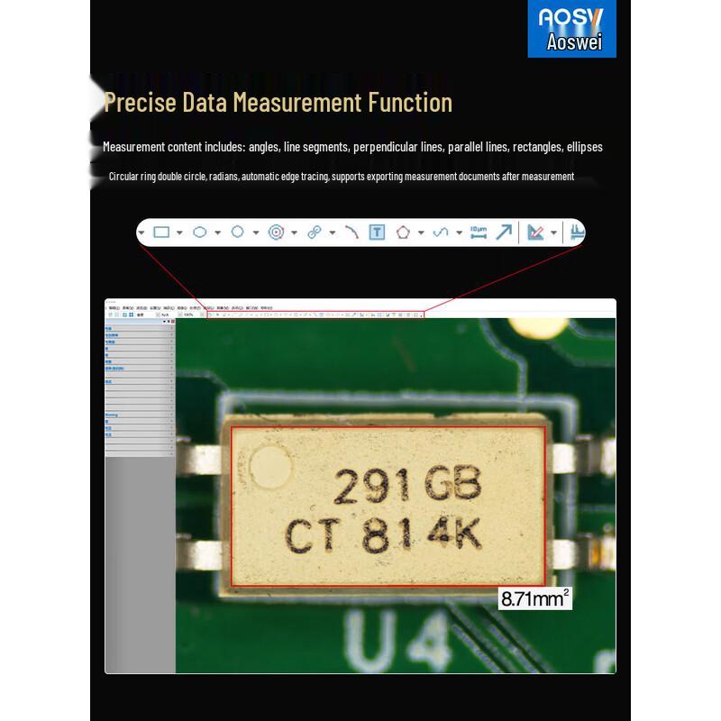 AOSVI Профессиональный цифровой USB-микроскоп