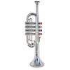 BONTEMPI Silver 4 Musical Montessori for Girls and Ages and Perfect for Preschool and Elementary School Entrance Birthday and Christmas Gifts Trumpet,