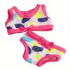 Летняя одежда Купальная кукольная одежда Купальный костюм Бикини Fit 18 дюймовая кукольная одежда для девочек