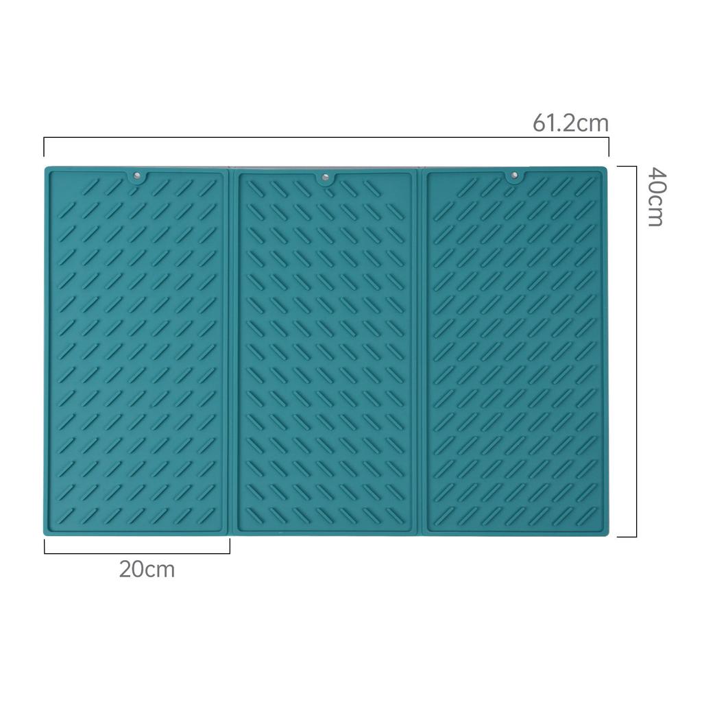 Кухонная большая толстая складная силиконовая подставка для посуды, посуда, сливная противоожоговая теплоизоляционная раковина, складной силиконовый коврик
