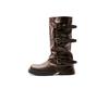 6/8Cm Heightening Thick-soled Trouser Boots Women's Autumn Knight Boots Children's Long Boots Thick Heel Buckle Belt Medium Tube Stacking Boots.