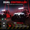2x Laser Red LED Whip Lights Whipless Antenna Remote For ATV UTV Can Am Polaris