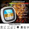 Upgraded Digital Meat Thermometer Touchscreen Instant Read Food Thermometer with Handle Probe LCD Large Display Timer