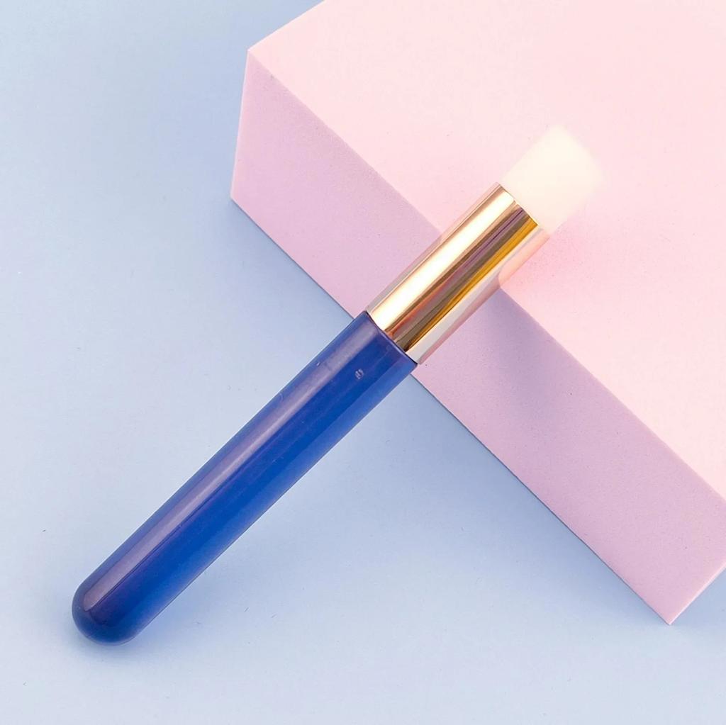 1 шт. Мягкая кисть для чистки наращенных ресниц с ручкой из хрустальных бусин, кисть для удаления черных точек с носа, инструмент для макияжа, кисти для макияжа