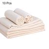 10Pcs Cotton Tofu Cloth Hemmed Square Cheese Cloth Reusable Fine Mesh Food Strainer Cloth Unbleached