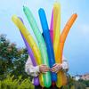 20Pcs Mixed Color Flying Rocket Balloon Thickened Kids Gifts Inflatable Air Balls Squeaking Inflatable Toys