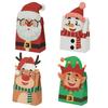 10/20pcs Christmas Candy Box Santa Claus Snowman Christmas Tree Christmas Pocket Box Gift Candy Packaging Paper Box