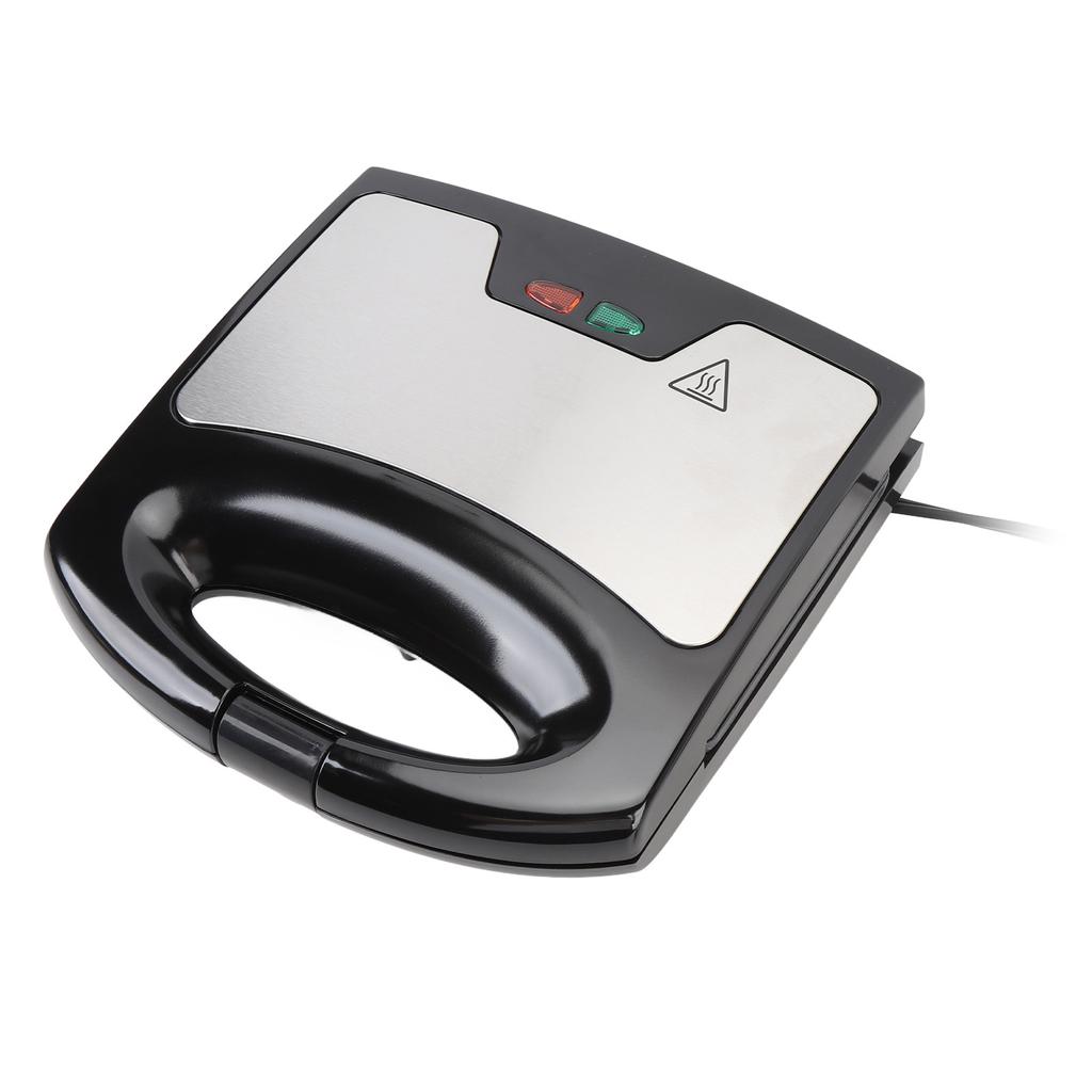 Электрическая вафельница мощностью 800 Вт с антипригарным покрытием, компактный небольшой электрический гриль, идеально подходит для