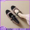 Gentle Mary Jane Shoes Flat Color Matching One-word Buckle Ballet Soft-soled Shoes