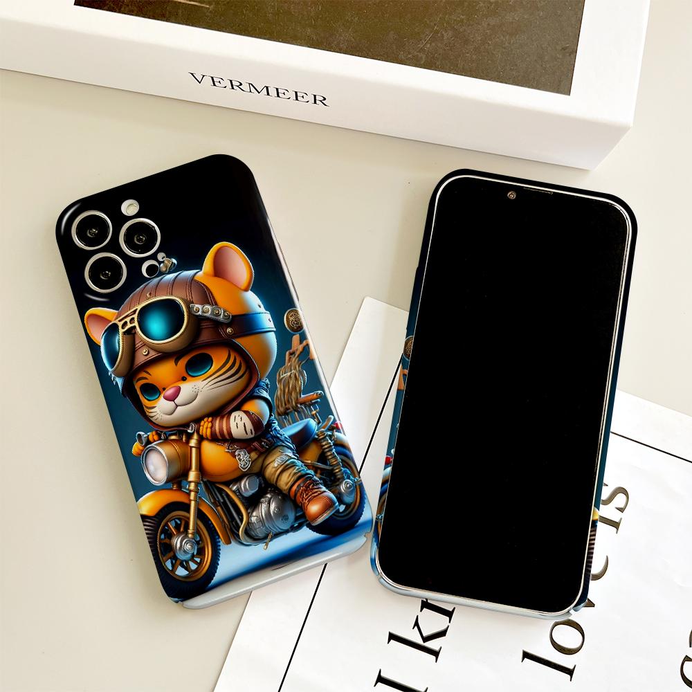 All-inclusive Film Phone Case Cartoon Fashion Design Hard Shell Full Cover Camera Protection Case for iPhone Samsung Xiaomi Poco Redmi Huawei Honor