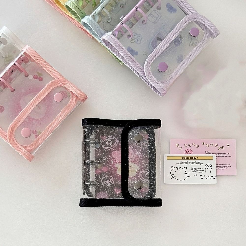 3 отверстия для фотоальбома, большая емкость, книга для коллекционирования карточек Idol, мини-альбом для фотокарточек