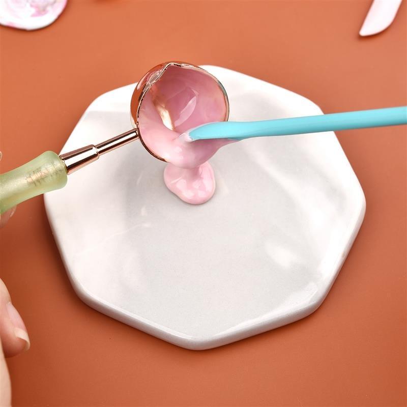1 шт. креативный силиконовый мини-маленький набор заостренных скребков, расширенный скребок для бутылочек для макияжа, двойной скребок для варенья, скребок для ложки, скребок
