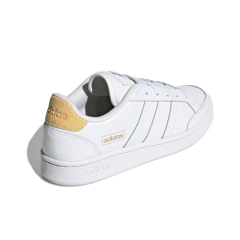 adidas Кроссовки Neo Grand Court с низким верхом Женские кроссовки Белые Желтые FW3301