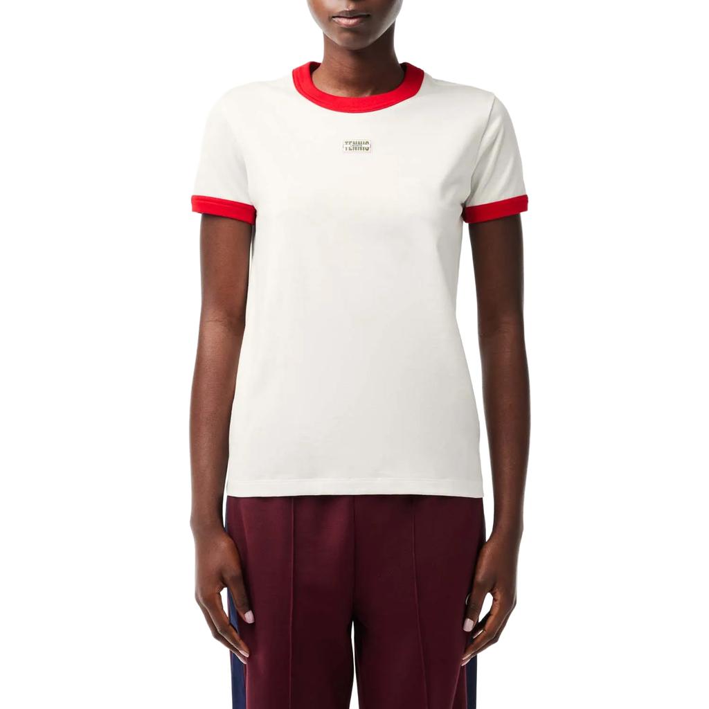Lacoste Womens/Ladies Cotton Slim Tennis T-Shirt