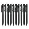 Pentel Calme Шариковая ручка Черная 10 штук Ручка на масляной основе, 0,5 мм, Чернила, (BXA105A-A)