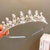 New Korean Style Children's Birthday Rhinestone Headband Hair Accessories Crown Girl Princess Catwalk Headband Headwear Crown