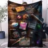 Stranger Things Lab Rainbow Room Blanket Soft Flannel Throw Bedroom Decor Sofa Bed Warm Cozy Fan Gift for Movie Lovers