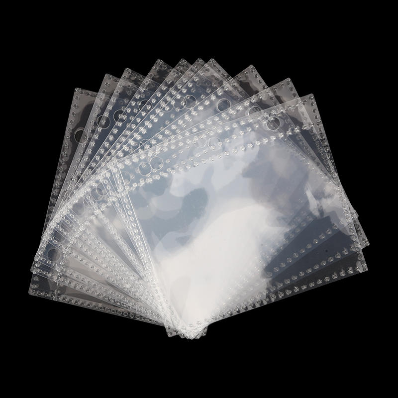 Creative Cute Transparent Mini Loose-leaf Hand Book Student Portable Notebook Ring Binder School Supplies