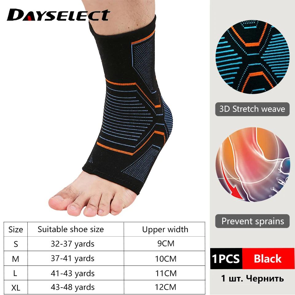 1Pcs Elastic Knitted Ankle Support Brace For Sports Yoga Basketball Volleyball Men Women Foot Joint Protector