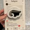 Корейское милое 3D зеркало для макияжа с крыльями для держателя Griptok Magsafe, подставка-кольцо для пальца телефона для iPhone 16, подставка-кронштейн для девушки