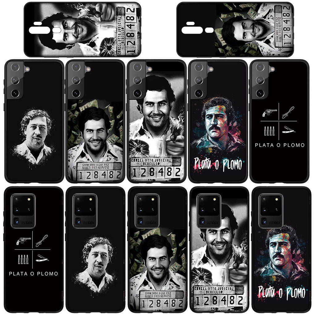 Для Samsung Galaxy S24 S23 iPhone 16 15 14 Xiaomi Redmi Note 13 12 11 10 8 Plus 9 Pro Max X XR 14CЧехол для iPhone Pablo Escobar Narcos OPPO Huawei Cover