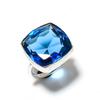 Иолит Кварц Драгоценный камень Серебро 925 пробы Подарочное Ювелирное Кольцо Размер 6.5