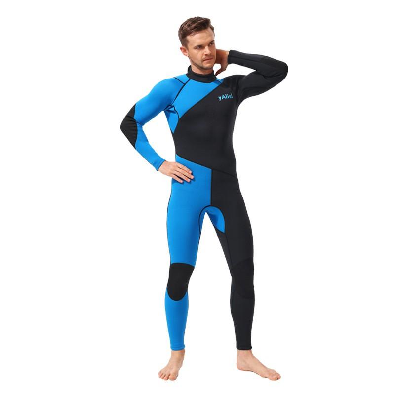3mm Neoprene Fullsuit Wetsuit Men Women Warm Surfing Diving Snorkeling Winter Swimming