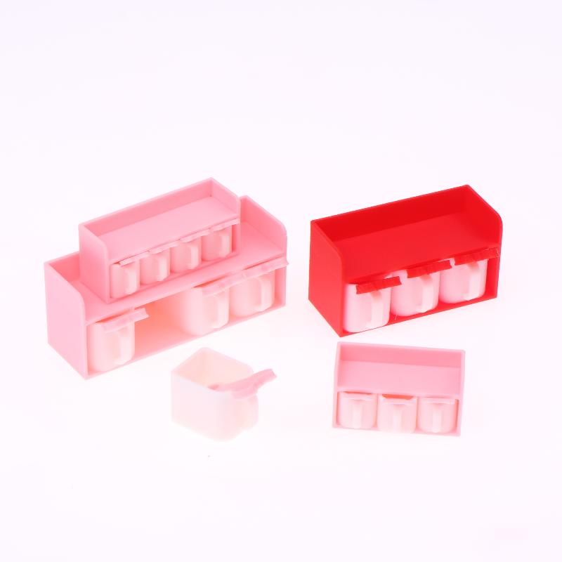 1/12 Кукольный домик Мини Мультяшная Модель Банки для Приправ Украшение Кухни Кукольного Дома Аксессуары для Сцены Кукольного Дома Игрушки для Имитации