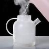 Large Transparent Glass Teapot Stovetop & Microwave Safe Kettles for Brewing Hot or Cold Tea