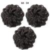 Synthetic Women Fashion Curly Messy Chignon Hair Bun Hair Accessories Elastic Fiber Hairpiece Chignon For Wedding Party  Daily Use