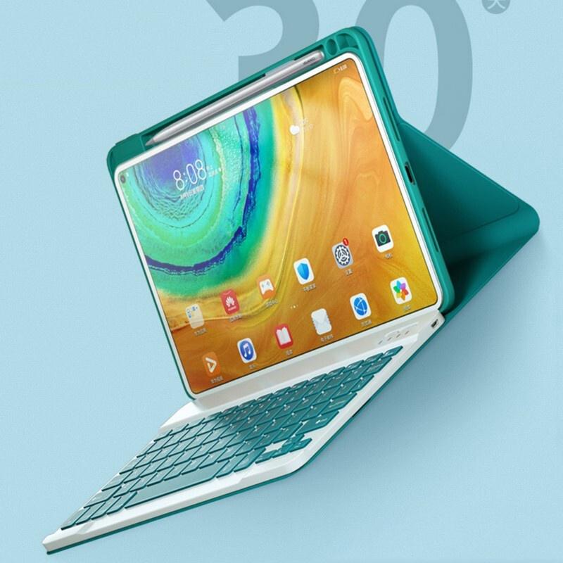 Чехол с клавиатурой Bluetooth для Huawei Matepad T10S T10 Pro 10,8 Matepad 10,4 11 M6 10,8, умный флип-чехол из искусственной кожи с держателем для карандашей