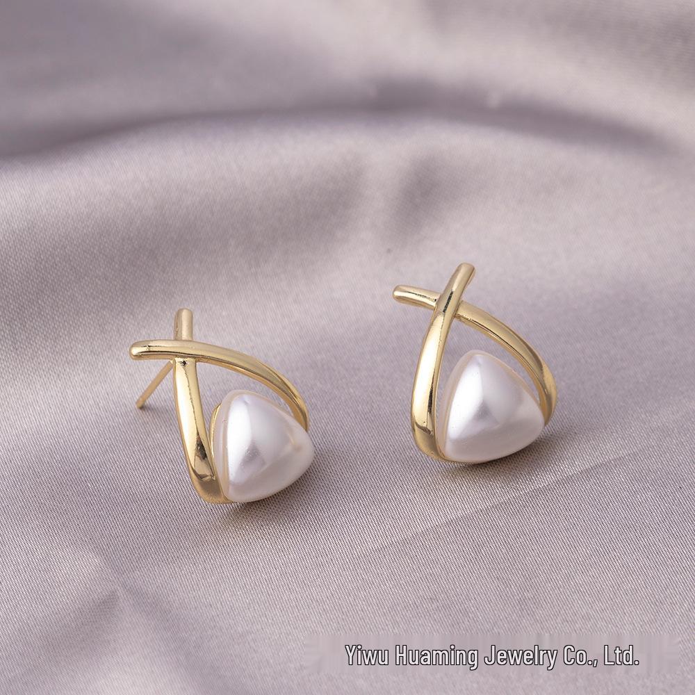 Элегантные серьги с иглами из серебра 925 пробы: Универсальные французские серьги-кольца из меди в нескольких стилях для изысканного образа