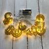 Луна Звезда Светодиодные гирлянды EID Mubarak Рамадан Карим Украшение для дома Ислам Мусульманские вечеринки Товары для праздника Ид аль-Фитр Декор