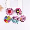 5 Pcs/pack  Fusible Embroidery Patch Iron On Patches For Clothing Thermoadhesive Patches For Jackets Jeans Backpack Ironable Sewing Patch