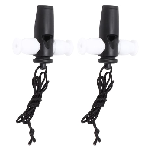 Samba Whistles, Musical Instrument Toys, Set of 2, ABS Plastic with Nylon Rope, for Kids, Samba Whistles, Samba Whistles, Musical Instrument Toys, Whi