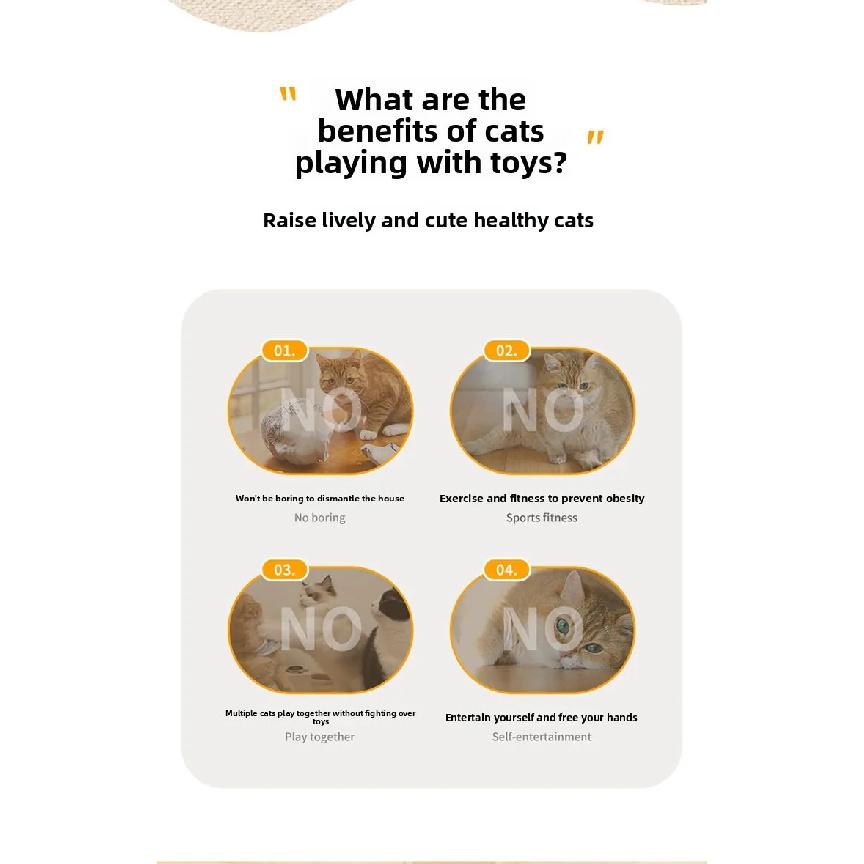 Cat Toy Hunting Tent Interactive Pet Play Tent for Indoor Cats Self Playing Puzzle Toys to Relieve Boredom and Keep Cats Active