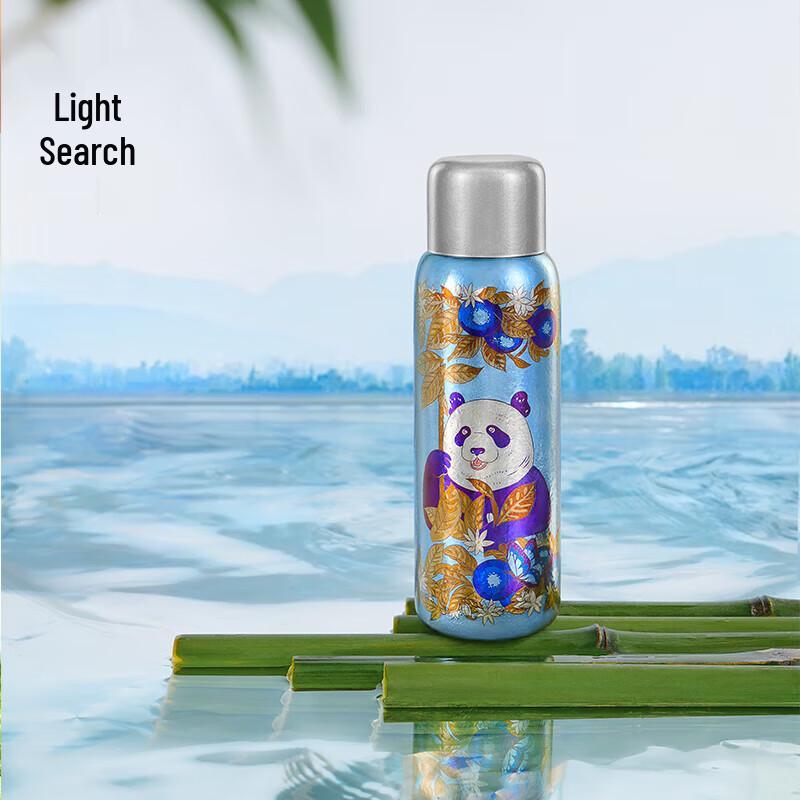Термобутылка Seeklight Panda из чистого титана