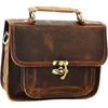 Leather Satchel Shoulder Bags for Women Vintage Crossbody Handmade Travel Everyday Small Purse